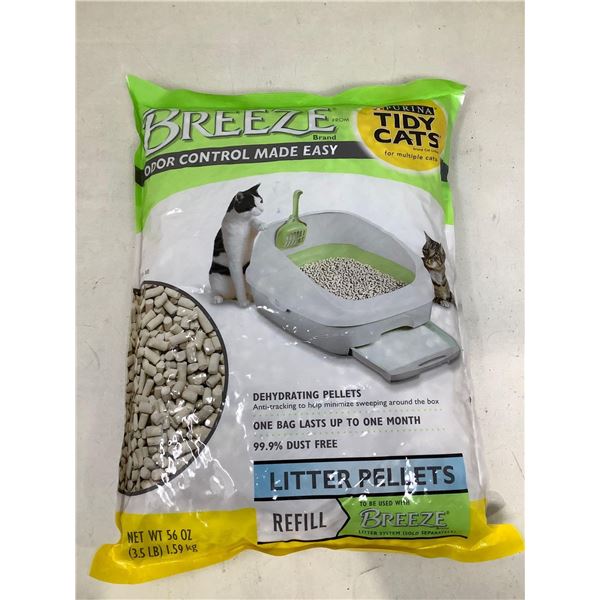 Breeze Odor Control Litter Pellets- Refill (3.5lbs)