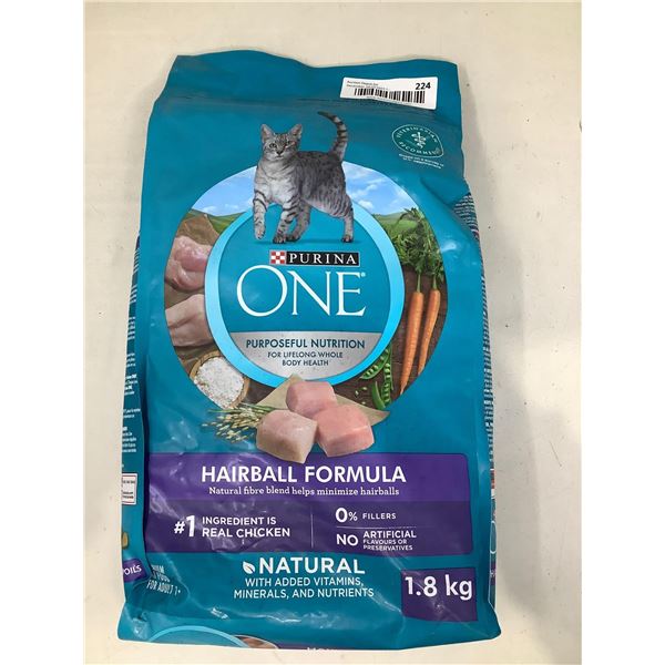 Purina One Hairball Formula Cat Food (1.8kg)