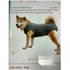 Image 3 : News Heywean Dog Surgical Recovery Suit Comfortable E Collar- Grey Small
