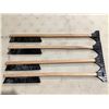 Image 1 : Lot of Wooden Handle Snow Brushes (4ct)