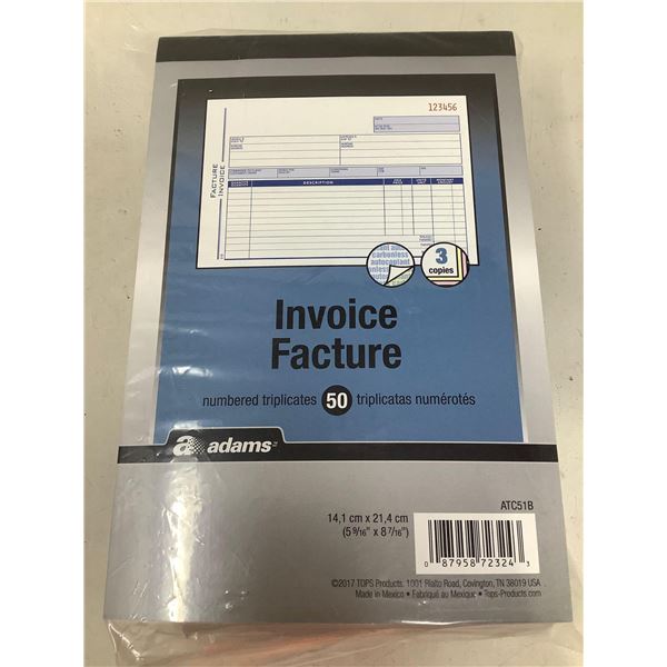 Invoice Books (5 x 50)