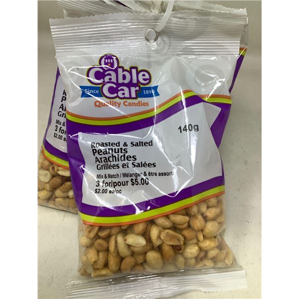 Cable Car Roasted & Salted Peanuts (140g x 6)