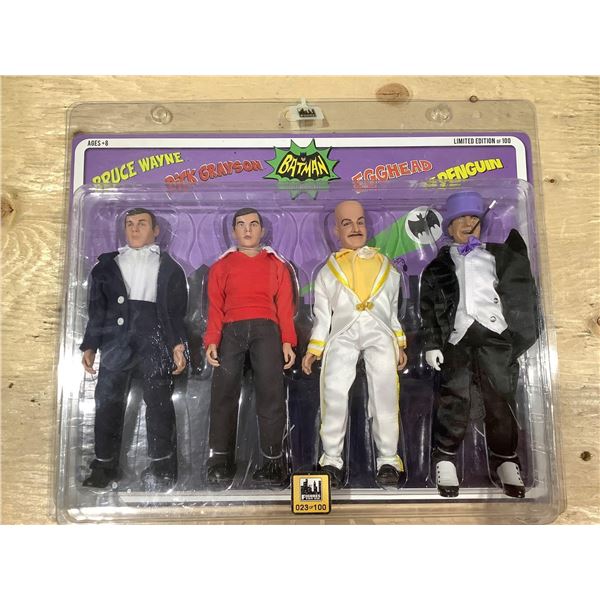 Batman 4 Pack - Bruce Wayne, Dick Grayson, Egghead & The Penguin