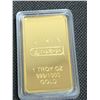 Image 1 : The Last Pharaoh 1 troy ounce 999/1000 gold plated wafer bar new in case
