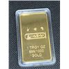 Image 4 : The Last Pharaoh 1 troy ounce 999/1000 gold plated wafer bar new in case