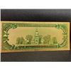Image 2 : USA $100.00 Certificate Gold Foil Collector Bill