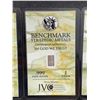 Image 2 : LOT of 3 - Benchmark Strategic Metals .999 Fine Silver 1 Grain Wafer bar with certificate