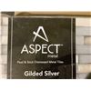 Image 3 : Aspect Metal Peel & Stick (3Per Box) Gilded Silver - 1 Tile 5.9x23.6"