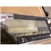 Image 2 : Aspect Metal Peel & Stick Tiles (3 per box) "Medley Slate" 1 Tile = 5.9"x23.6"