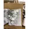 Image 2 : 1.5" Stainless Steel Screws with White Caps  5X12-10 packs