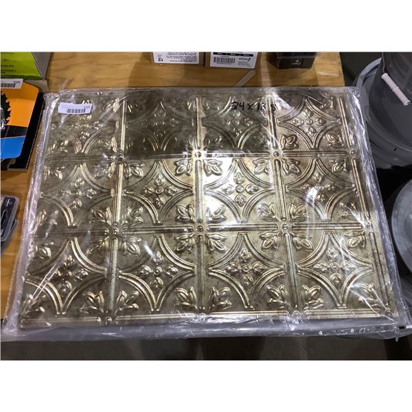 24"x18" Metal Tiles. 4 pkg - 5/pkg