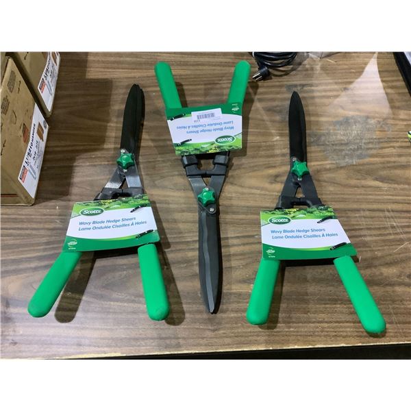 Scotts Wavy Blade Hedge Shears X3