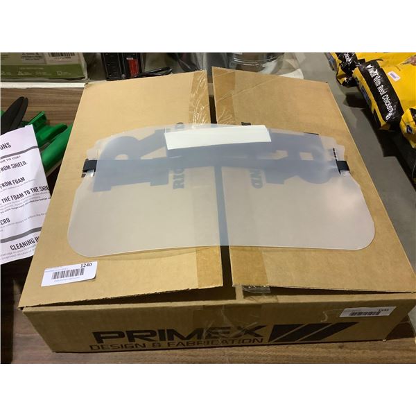 Case Lot - Primex Full Face Shields