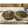 Image 1 : Brown Terra Cotta Planters 10.6" X2
