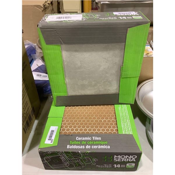 Mono Serra Euro Collection Italian Ceramic Tiles - Grey 14X2 12"x12"