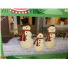 Image 2 : Holiday Living LED  Lighted Snowman Family Set