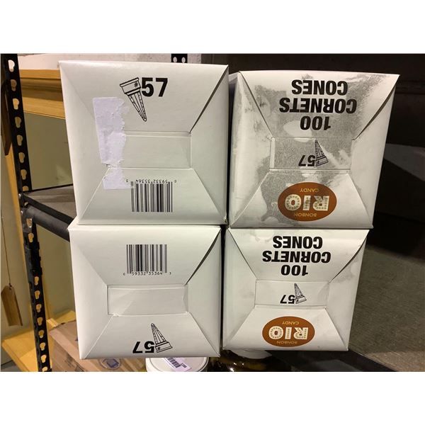 Rio Ice Cream Cones 4X 100