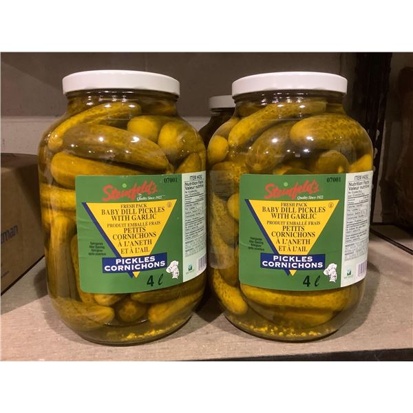 Steinfeld's Fresh Baby Dill Pickles 2X4L