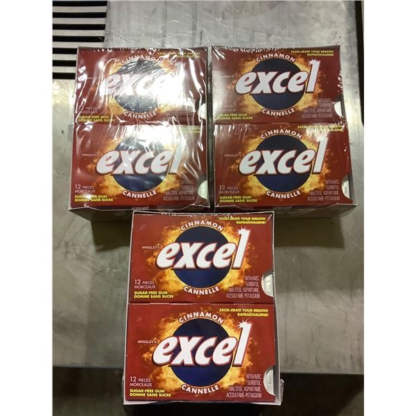Excel Cinnamon Chewing Gum 3X 12/12packs