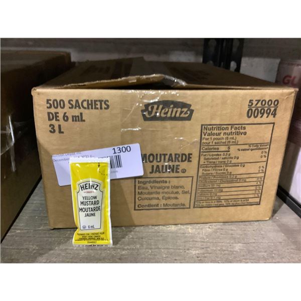 Heinz Yellow Mustard 500X6ml