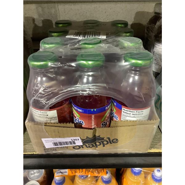 Case lot of Snapple pomegranate 12 x 473ml
