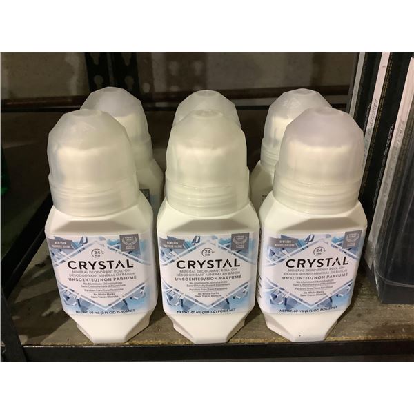 Crystal Mineral Deodorant Rl on - 6X60ml