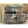 Image 1 : Vulcan Industrial 6 Burner Gas Commercial Range with Griddle & Dual Oven