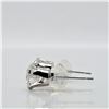 Image 2 : 10K White Gold White Moissainite(1.45ct) Earrings Â Made in Canada, Appraised Retail $1085