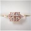 Image 1 : 14K Rose Gold Diamond (0.39Ct,Si2-I1,G-H) Diamond(0.06ct) Ring (~Size 6)(Â (~weight 1.38g), Made in 