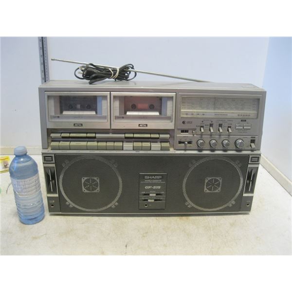 Vintage Sharp Boombox