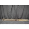 Image 1 : Vintage Wood Skis w/ Leather Boot Straps