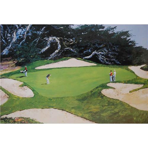 Mark King Print - Foursome Golf Game