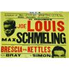 Image 3 : Louis vs. Schmeling Boxing Window Card - 1938