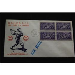 1939 Stamps - "Baseball - King of Sports"
