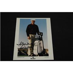Authentic Tom Weiskopf Autographed Photo