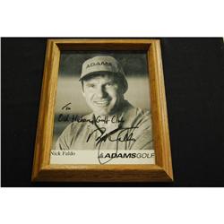 Authentic Nick Faldo Autographed Photo