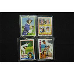 Set of 4 Baseball Cards