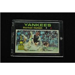 1971 Topps 5 Thurman Munson Yankees Baseball Card