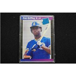 1989 Fleer 33 Ken Griffey Jr. Rated Rookie Card
