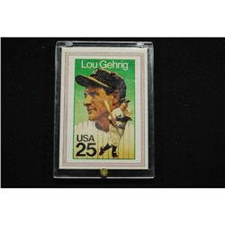 1989 USPS Lou Gehrig Yankees Baseball Card