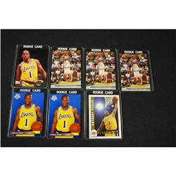 Set of 7 Anthony Peeler Basketball Cards