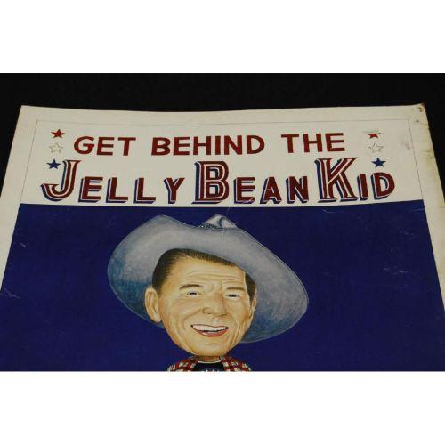 Original Ronald Reagan "Jelly Bean Kid" Poster