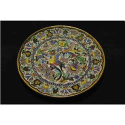 Ceramicas Sevilla Charger #118 - Enameled Pottery