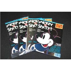 "Mickey is Sixty" Magazines - Set of 4