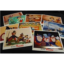 "Pinocchio" Lobby Cards - Set of 9