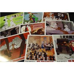 "101 Dalmations" Lobby Cards - 1969 - Set of 9