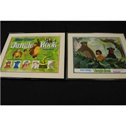 Set of 2 Framed "Jungle Book" Lobby Cards
