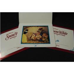 "Snow White" Lithographs - Set of 3