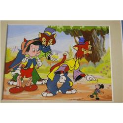 "Pinocchio" Lithograph