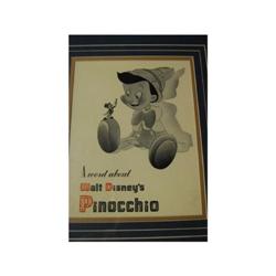 "Pinocchio" Lithograph